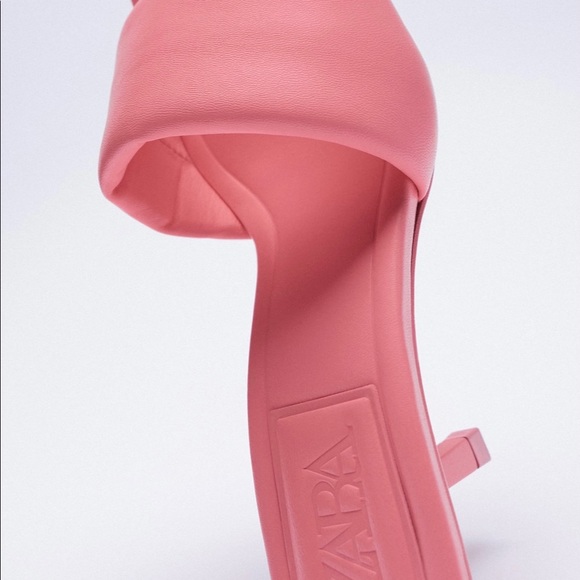 ZARA HEELED LEATHER SANDALS - Picture 2 of 8